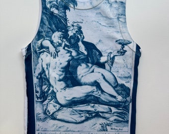 1582 II Cyanotype Crop Top