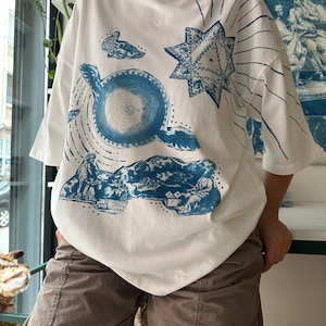 Arithmologia Cyanotype Unisex T-shirt