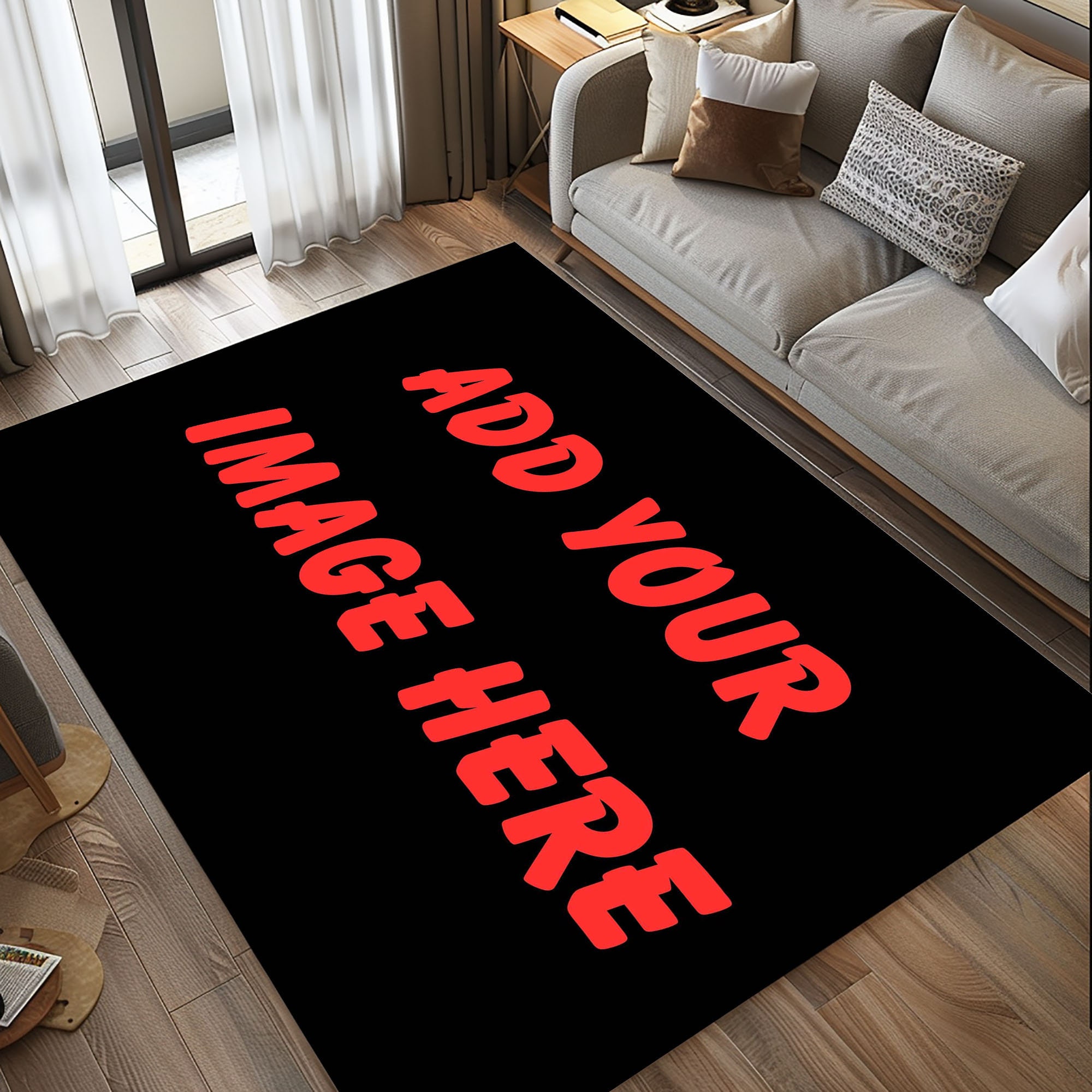 Custom Your Image Rug, Custom Rug with Your Logo, Custom Photo Carpet, Your Text Rug, Custom Kids Rug, Custom Gift Rug, Custom Design Rugs