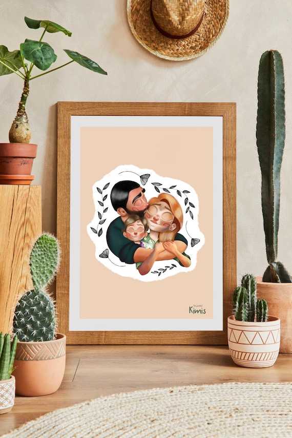 Custom Couple Portrait | Cute Art Commission