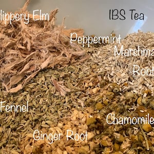 Organic GI Tea Blends: Colitis, IBS, Leaky Gut Support - 1 oz