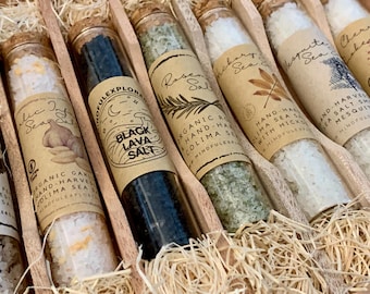 Gourmet Salt Blend Gift Set: Hand Harvested Colima & Smoked Salts