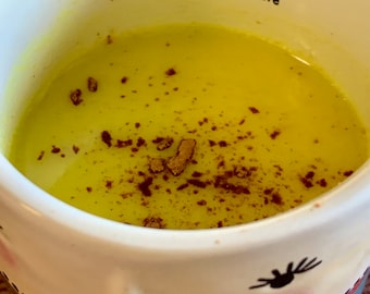 Golden Milk Turmeric Tea: Organic Anti-Inflammatory Gut Health Blend