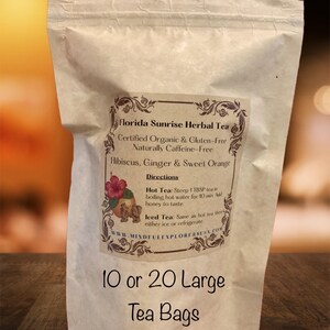 Organic Hibiscus Tea Blends: Florida Sunrise, Strawberry Dream image 9