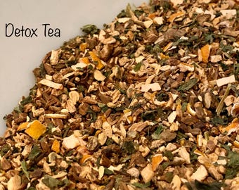 Organic Detox Tea: Herbal Loose Leaf Blend for Liver & Gut Health