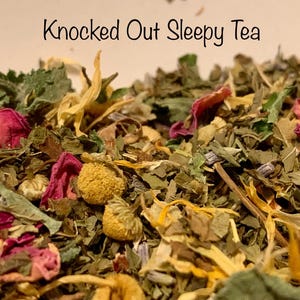 Sleep Promoting Herbal Tea Certified Organic Tea for Insomnia Calming Tea Teabags Loose Leaf Tea Bedtime Tea