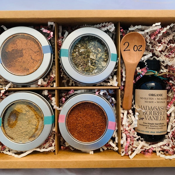 Gourmet Organic Gluten Free Spice and Herb Blends from Around the World - Gift Sets