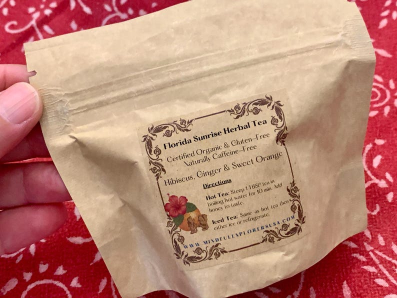 Organic Hibiscus Tea Blends: Florida Sunrise, Strawberry Dream image 5