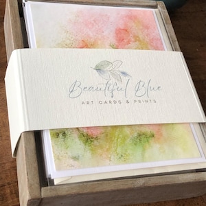 Coffret personnalisé de 5 à 10 cartes avec enveloppes A2 ou A7