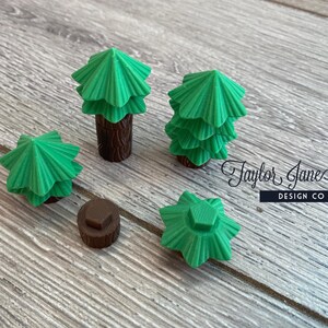 Stacking Evergreen Trees Board Game Upgrade for Earth, Canopy Evergreen
