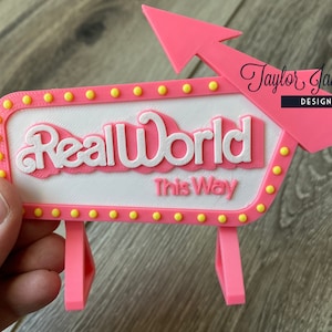Real World This Way Sign image 3