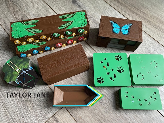 【Amazon限定発売】改訂版 ダーククリムゾン インペリアルボックス Life of the Amazonia Deluxe Compatible Playable Insert - Etsy