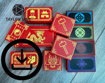 Zhanguo the First Empire Compatible Board Game Organizer ***DIGITAL FILES ONLY***