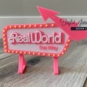 Real World This Way Sign image 1