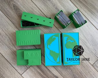 Earth and Abundance Compatible Board Game Organizer