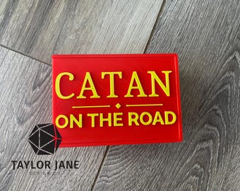 Catan On the Road Compatible Board Game Travel Box