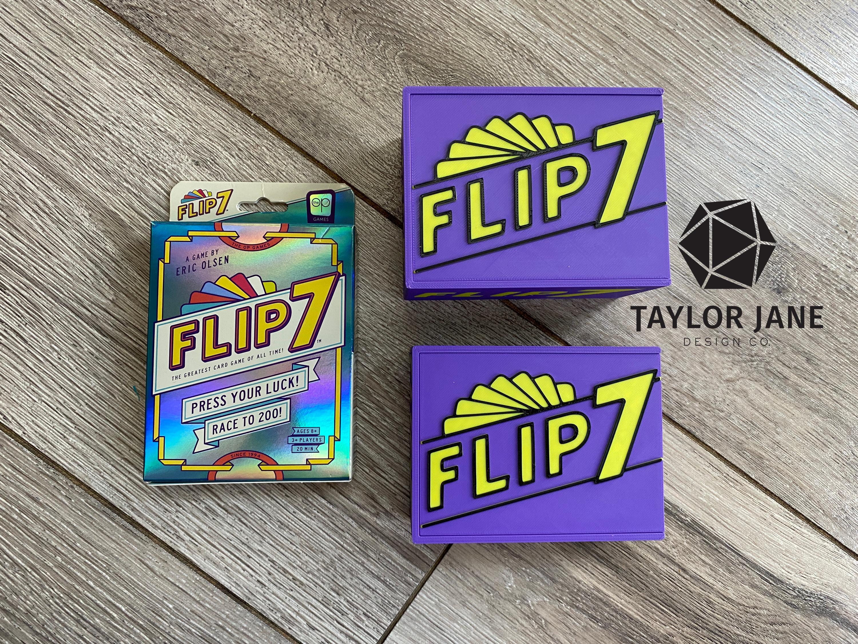 Flip 7 Compatible Compact Travel Box - Etsy