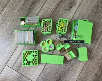 Honey Buzz + Fall Flavors Compatible Board Game Organizer