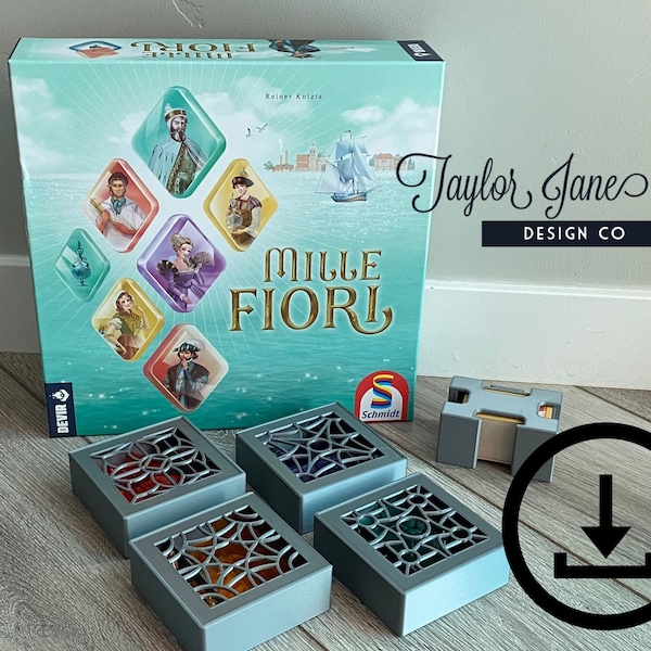 Mille Fiori Compatible Board Game Insert *Digital File Only*