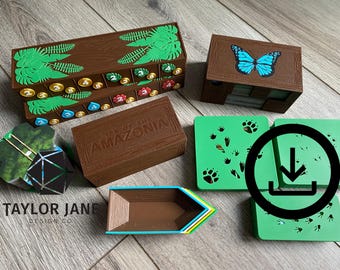 Life of the Amazonia Compatible Board Game Organizer ***DIGITAL FILES ONLY***