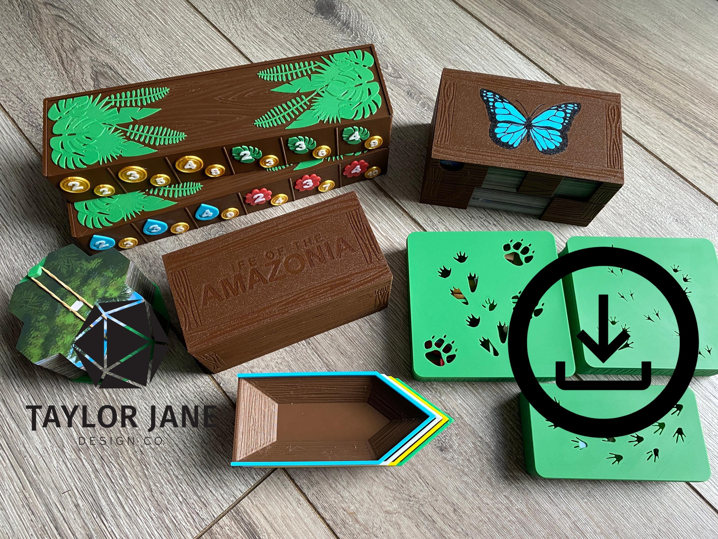 Life of the Amazonia Compatible Board Game Organizer ***DIGITAL