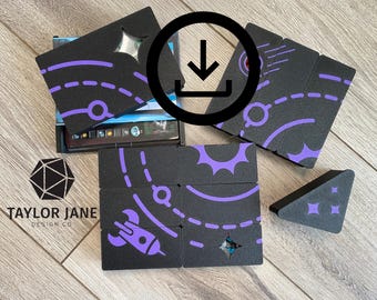 Planet Unknown + Supermoon Compatible Board Game Organizer***DIGITAL FILE ONLY***