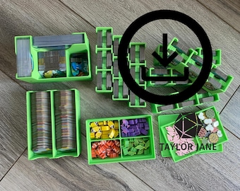 Shallow Sea Compatible Board Game Organizer ***DIGITAL FILES ONLY***