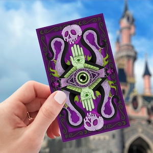 Méchant Disney, Disney, carte de tarot, autocollant, décalcomanie
