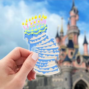 Sleeping Beauty, Aurora, Cake, Disney, Stickers, Decal