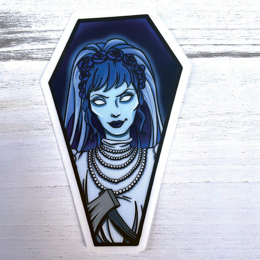 Coffing Sticker Constance Hatchaway Coffin Sticker - Etsy