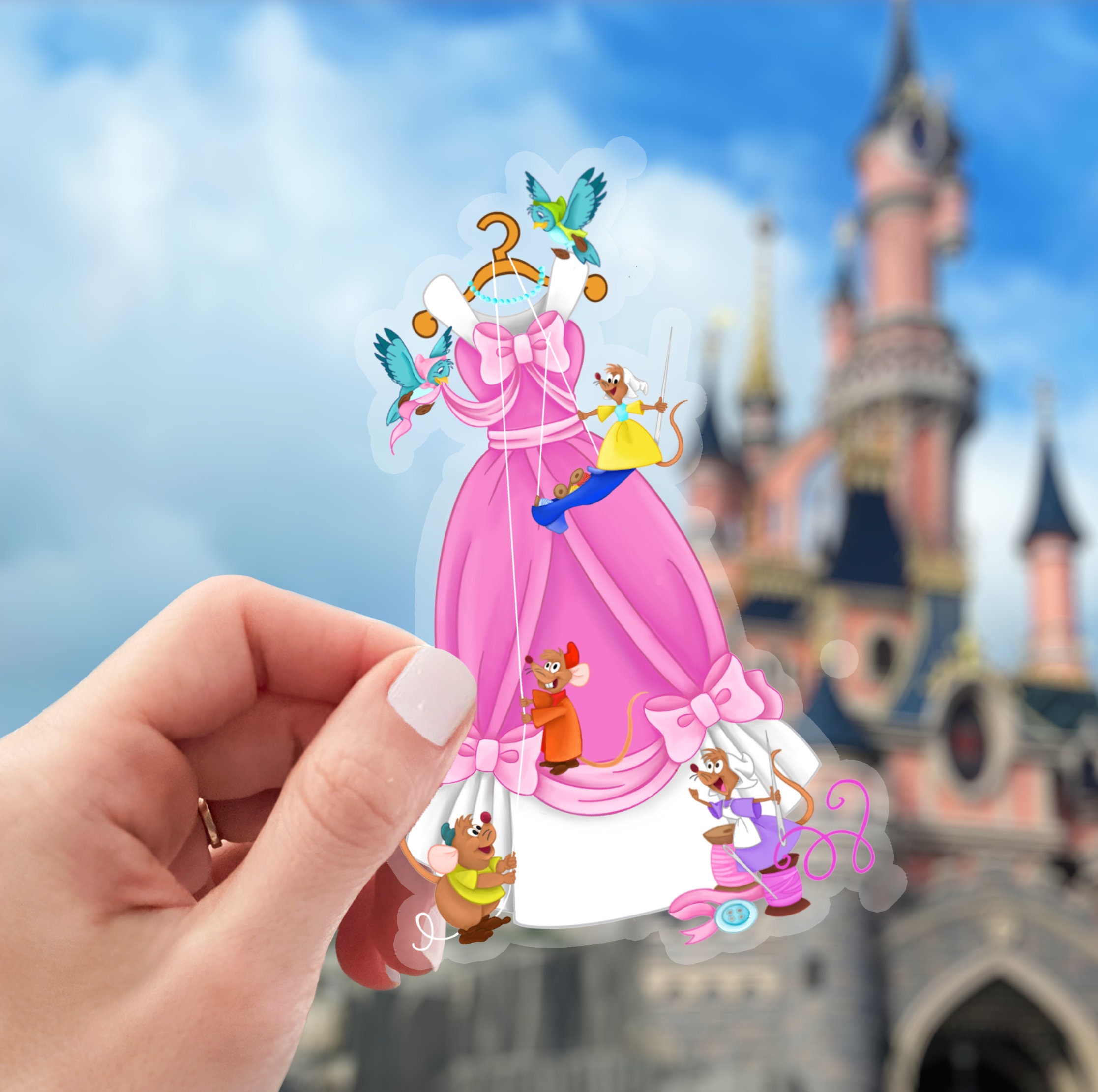 cinderella cartoon pink dress Disney Cinderella Dress Suprise Storytime by OLSZEWSKI LE 3250 MIB Coa