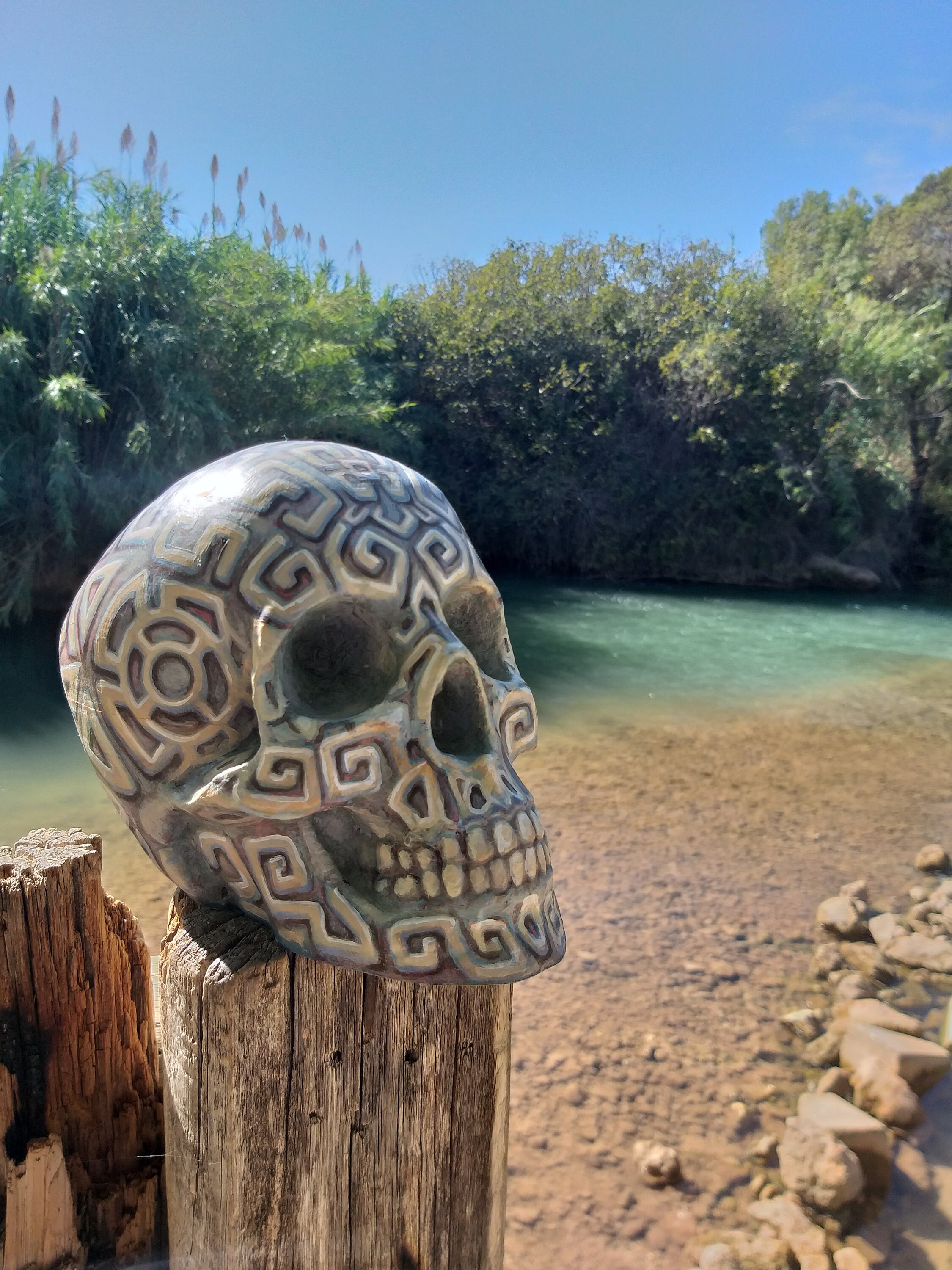 Skull Ritual Scene Ancient Ritual Skull - Etsy