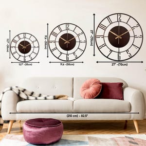 hammered bronze clock