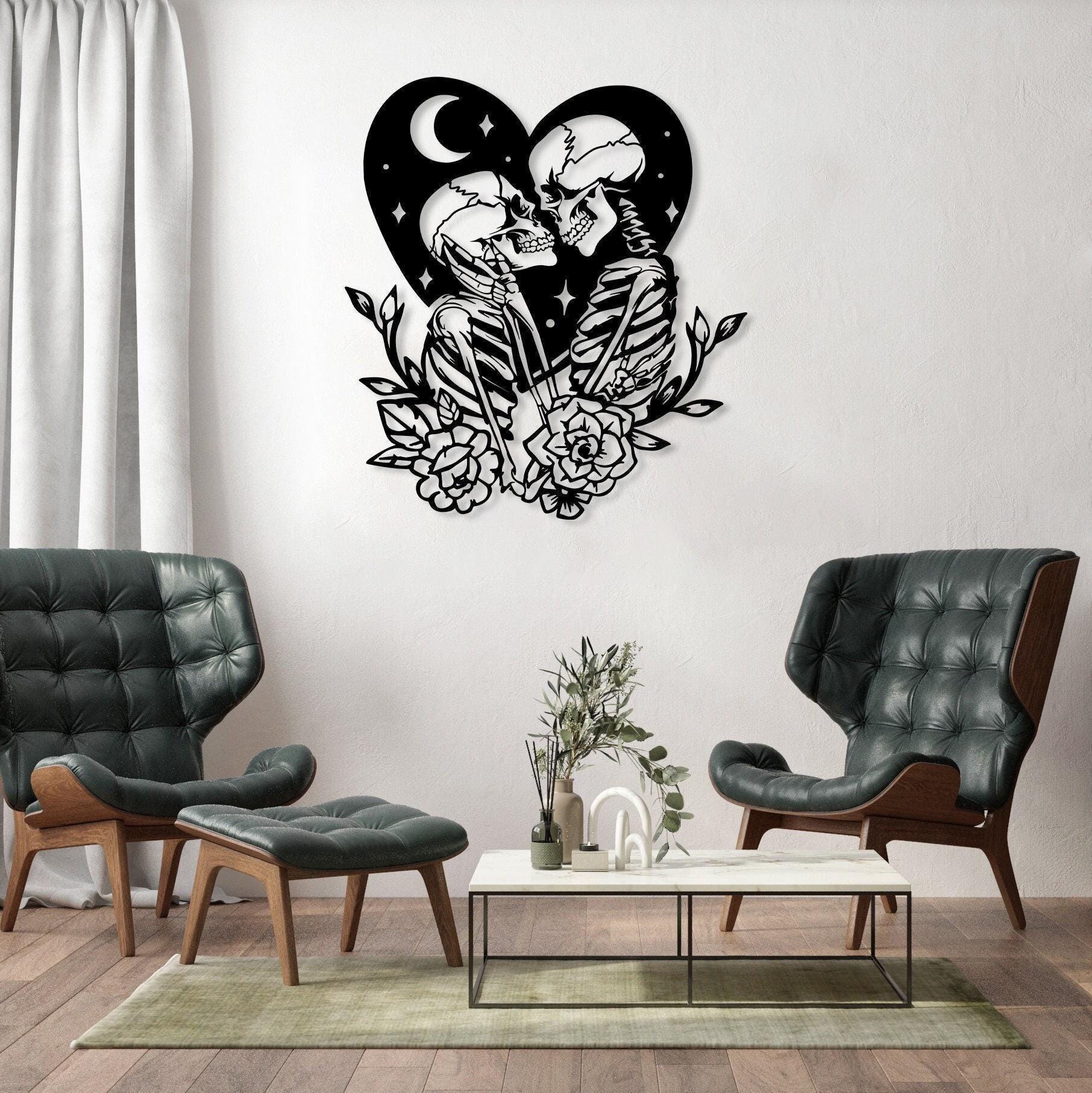 Cuore di metallo infinito - Decorazione da parete per camera da letto