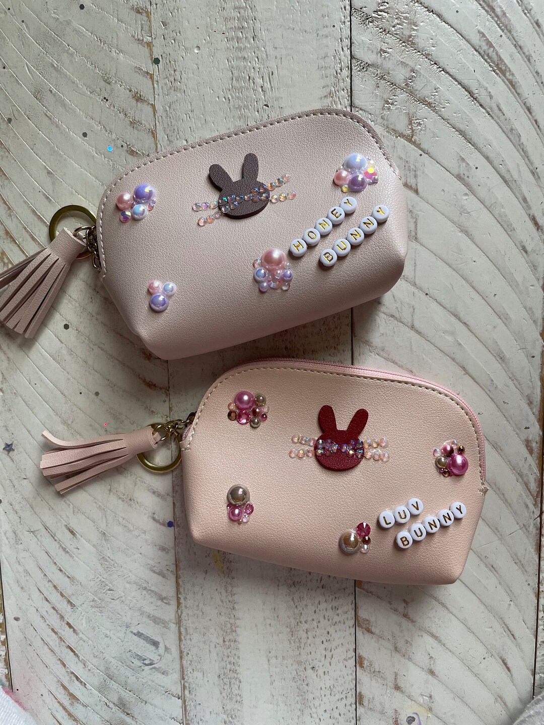 Mini Purse, Easter, Bling Bunny, Coin, Makeup, Basket, Bling Purse