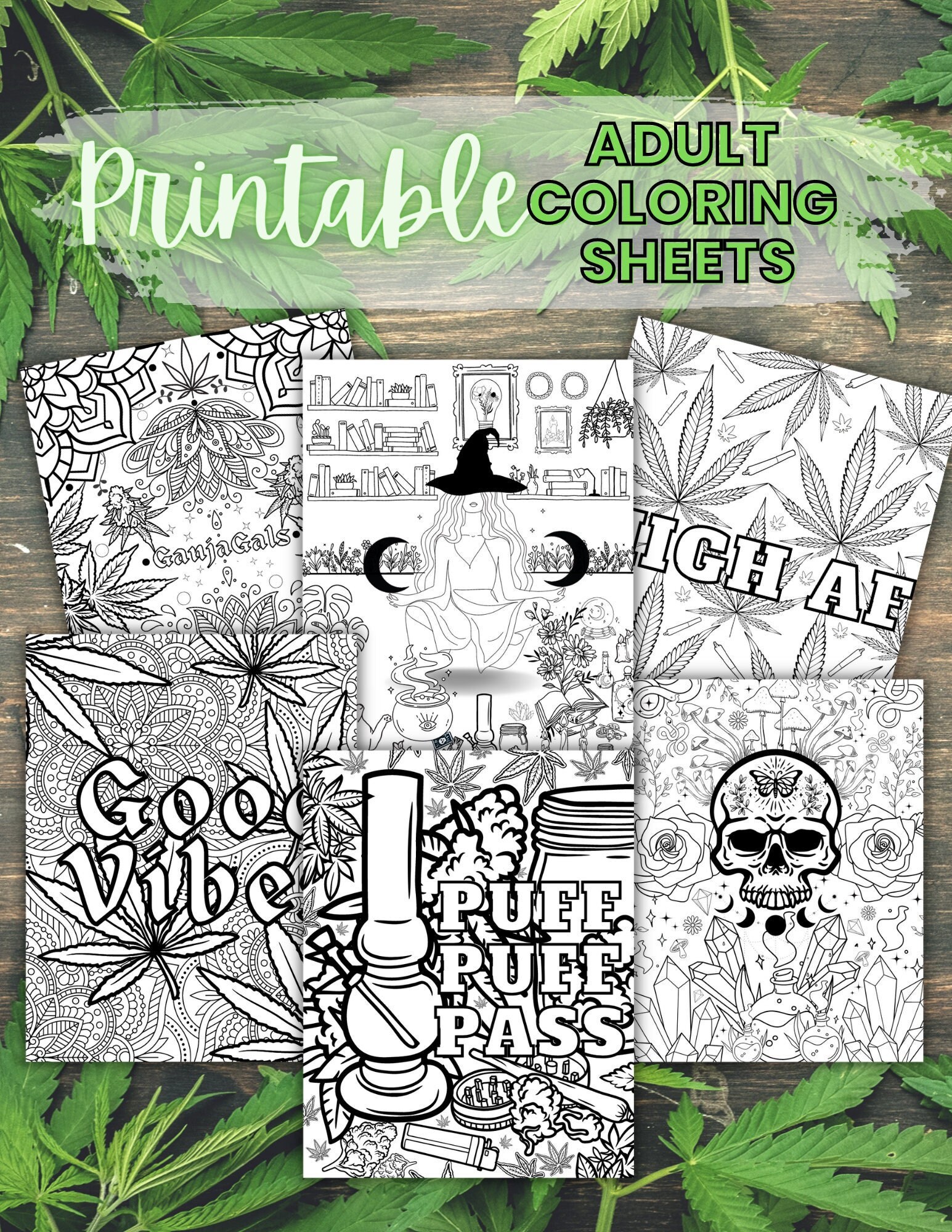 Pothead Printable Stoner Coloring Pages 40 - 2zdpwbs