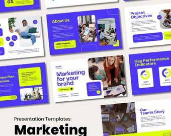 28 Canva Presentation Templates for Marketing Agency | Branding, Digital Strategy & Social Media | Editable Business Pitch Deck