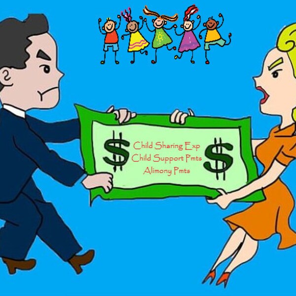 Child Support Expense Tracker Etsy