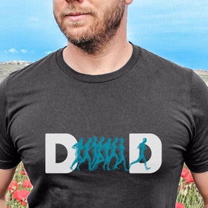 Läufer Dad Shirt | Vatertags Geschenk | Aktiver Vater T-Shirt | Sportbekleidung