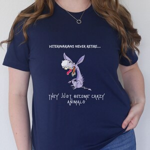 Dierenarts pensioen cadeau Animal Doctor T-shirt voor dierenarts Tech Top dierenarts kliniek Tee dierenarts kleding voor huisdier minnaar kleding voor dierenverzorging