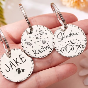 Dog Tag for Dogs,Dog ID Tag,Dog Name Tag Custom Dog Tag,Engraved Dog Tag,Dog Tag Personalized,Silver Dog Tag Personalized for Dogs,Dog Gifts
