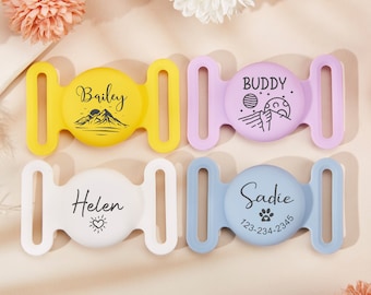 AirTag cover dog collar or harness,AirTag case,AirTag holder, AirTag case holder collar,AirTag personalized,Pet Air Tag case,cat collar tag