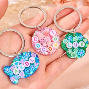 Personalized Resin Dog Tag,Custom Name Cat Tag,Letter bead dog tag,Dog ID tag,Resin Pet Tag,Acrylic Dog Name Tag,Dog Tag for Dogs,Pet Gifts