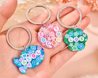 Personalized Resin Dog Tag,Custom Name Cat Tag,Letter bead dog tag,Dog ID tag,Resin Pet Tag,Acrylic Dog Name Tag,Dog Tag for Dogs,Pet Gifts