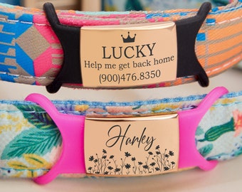 Personalized Dog Tag,Silent Dog Tag,Dog Tags For Dogs,Silent Dog Name Tags,Slide On Pet Id Tag,Dog Id Tag,Cat Tag Silent,Slide on Dog Tag