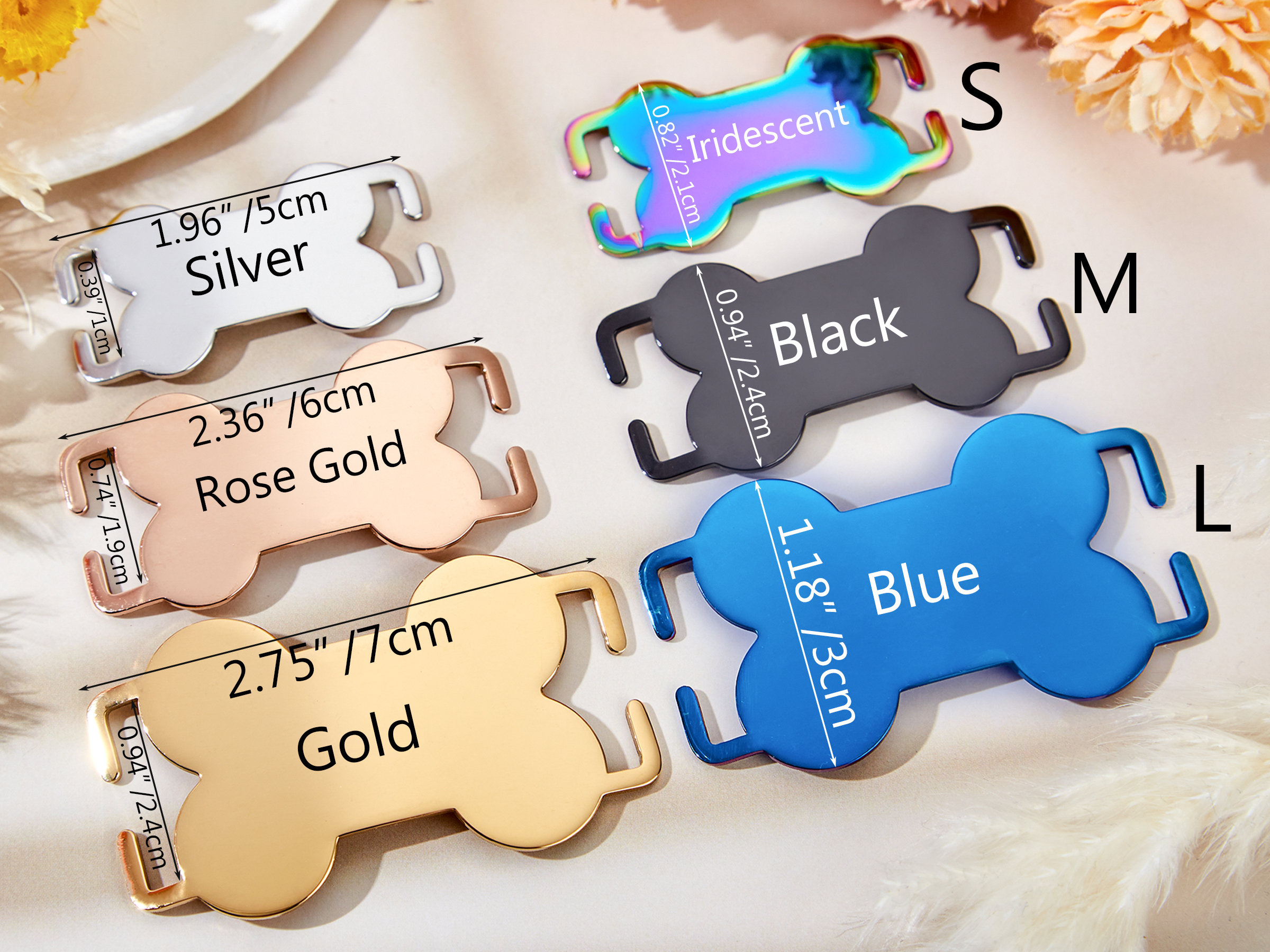 Silent dog tag personalized,Slide on dog tag,Dog Tags For Dogs,Custom Dog Name Tag,Engraved Pet ID Tag,Dog Tag Collar,Cat Tag,Puppy Tag