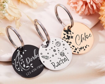 Dog Tag Dog Collar Tag Personalized Cat Tag Custom Cat Collar Tag Cat ID Tag Dog ID Tag Dog Name Tag Engraved Pet Tag Cat Name Tag Pet Gifts