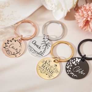 Dog Tag for Dogs Dog Collar Tag Personalized Dog Cat Tag Custom Cat Collar Tag Cat ID Tag Dog ID Tag Dog Name Tag Engraved Pet Dog Tag Gifts