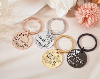 Dog Tag for Dogs Dog Collar Tag Personalized Dog Cat Tag Custom Cat Collar Tag Cat ID Tag Dog ID Tag Dog Name Tag Engraved Pet Dog Tag Gifts