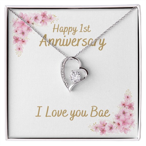 1st Year Anniversary Gift for Her One Year Anniversary Gift Etsy